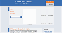Desktop Screenshot of centralindiafabrics.net