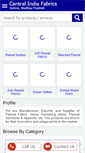 Mobile Screenshot of centralindiafabrics.net